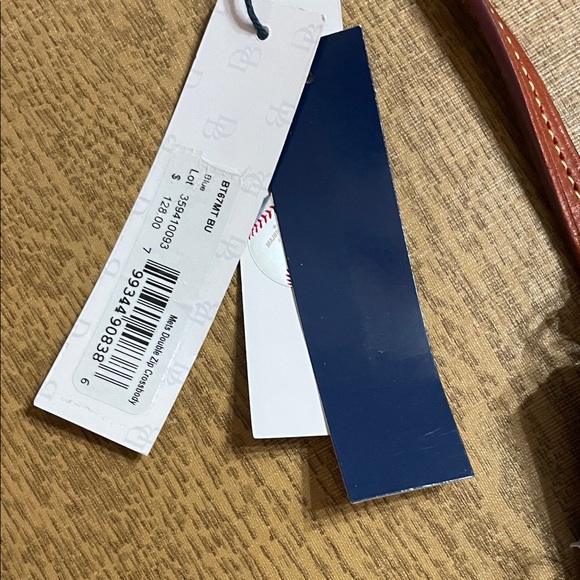 Dooney & Bourke Blue and White Patterned Crossbody - Picture 2 of 2